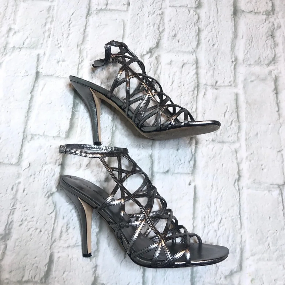 Via Spiga silver gladiator sandals - Italy